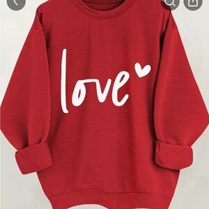 Red Love Sweatshirt